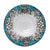 DERUTA COLORI: Olive Oil Fancy Dipping Bowl with large rim AQUA/TEAL Color - artisticaitalian.com