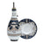 DERUTA COLORI: Traditional Olive Oil Bottle with pourer BLUE ANTICO Color - artisticaitalian.com