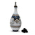 DERUTA COLORI: Traditional Olive Oil Bottle with pourer BLUE ANTICO Color - artisticaitalian.com