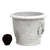 SCAVO CLASSICO: The perfect Cachepot Planter! Two Lion Heads+Rings ANTIQUE MARTELLATO WHITE - artisticaitalian.com