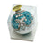 CHRISTMAS ORNAMENT: Deruta Vario Deluxe Round Ball (3" Ø) -  AQUAMARINE TEAL - artisticaitalian.com