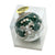 CHRISTMAS ORNAMENT: Deruta Vario Deluxe Round Ball (3" Ø) -  SAGE GREEN - artisticaitalian.com