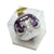 CHRISTMAS ORNAMENT: Deruta Vario Deluxe Round Ball  (3" Ø) - PURPLE RUBINO - artisticaitalian.com