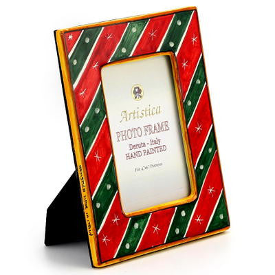 PHOTO FRAME: Deruta Christmas Holidays (For 5"x7" Picture) - artisticaitalian.com