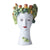 DONATELLO HEADS: Ceramic Head Vase - Succulent Decor - artisticaitalian.com