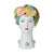 DONATELLO HEADS: Ceramic Head Vase - Leaves Decor - artisticaitalian.com