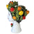 DONATELLO HEADS: Ceramic Head Vase - Tulips Decor - artisticaitalian.com