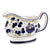 ORVIETO BLUE ROOSTER: Bundle with Butter Dish + Sauce Boat + Parmesan Bowl + Spoon Rest