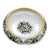 DERUTA BELLA: Round Large Centerpiece Bowl - Deruta Vario Foglie Design - (Premium Masterpiece by Francesca Niccacci) - artisticaitalian.com