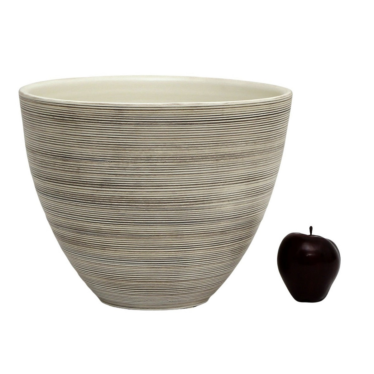 SABBIA TOSCANA: Round Planter Cachepot - artisticaitalian.com