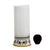 DERUTA BELLA VETRO: Cylindrical Glass Vase on ceramic base PERUGINO design - WHITE Glass - artisticaitalian.com