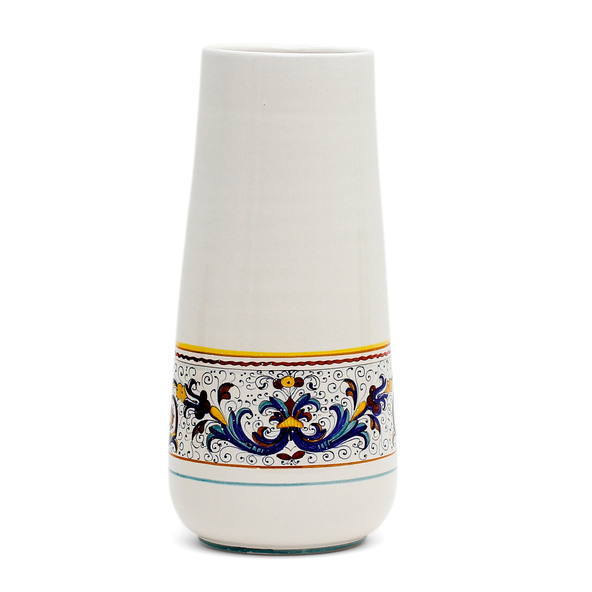 DERUTA BELLA CONICA: Large Conic Vase - RICCO DERUTA Design - artisticaitalian.com