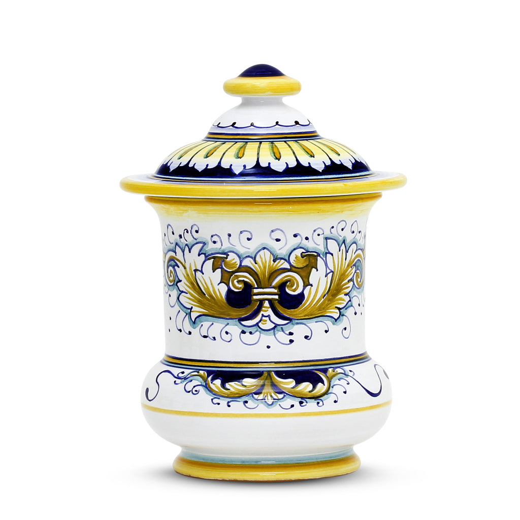 DERUTA VARIO: Luxury Shaped Decorative Ceramic Canister - artisticaitalian.com