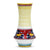 DERUTA VARIO: Luxury Shaped Vase with 'Ricamo' off white top decor (Large) - artisticaitalian.com