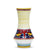 DERUTA VARIO: Luxury Shaped Vase with 'Ricamo' off white top decor (Medium) - artisticaitalian.com