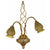 ALBA LAMP: Wall Sconce Light: Murano W Iron Hand Painted Gold Leaf - artisticaitalian.com