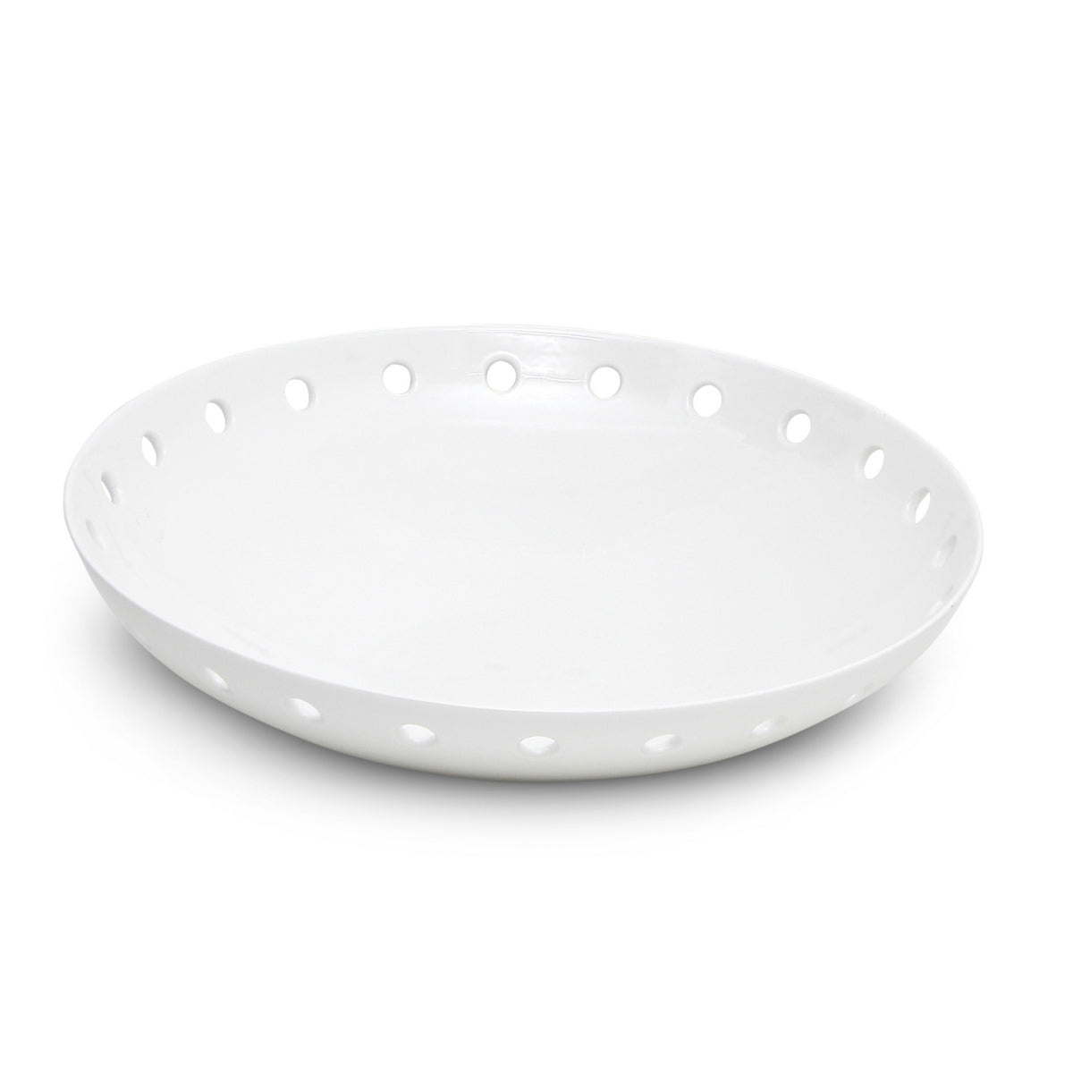 PURITY GLAMOUR: Extra Large Round Bowl - Pure White - artisticaitalian.com