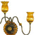 ALBA LAMP: Wall Light Sconce G9 Bulb Oxidized Copper Oro - artisticaitalian.com