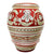 GRANDE GIARDINO: Large Deruta-Tuscan Orcio-Urn - POMPEI design - artisticaitalian.com