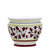 ORVIETO RED ROOSTER: Luxury Cachepot Planter Small - artisticaitalian.com