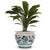 ORVIETO GREEN ROOSTER: Luxury Cachepot Planter Small - artisticaitalian.com