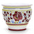 ORVIETO RED ROOSTER: Luxury Cachepot Planter Large - artisticaitalian.com