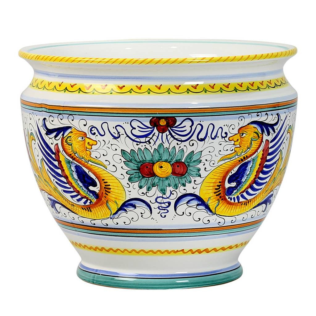 RAFFAELLESCO: Luxury Cachepot Planter LARGE - artisticaitalian.com