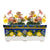 SICILIA: Rectangular Jardiniere from Caltagirone Sicily (Indoor-Outdoor) - BLUE Lemon Design - artisticaitalian.com