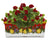 SICILIA: Rectangular Jardiniere from Caltagirone Sicily (Indoor-Outdoor) - RED Lemon Design - artisticaitalian.com