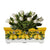 SICILIA: Rectangular Jardiniere from Caltagirone Sicily (Indoor-Outdoor) - YELLOW Lemon Design - artisticaitalian.com