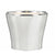 MONDIAL CANDLES: Chrome Mirror Silver Luxury Ceramic Candle - artisticaitalian.com