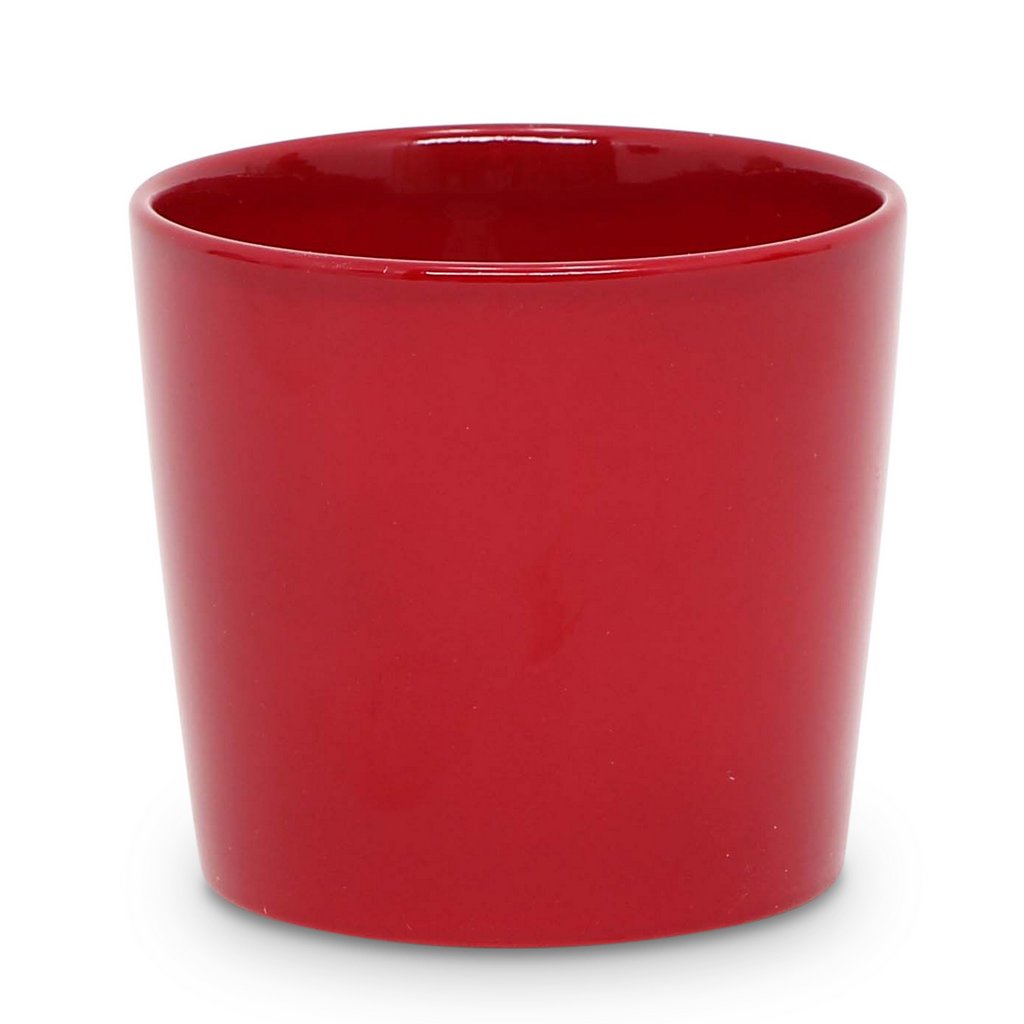 MONDIAL CANDLES: Rosso Ceramic Candle - What a beautiful red! Perfect for your Valentine or Christmas. - artisticaitalian.com