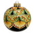 CHRISTMAS ORNAMENT: Deruta Vario Round Ball Large (4" Ø) - artisticaitalian.com