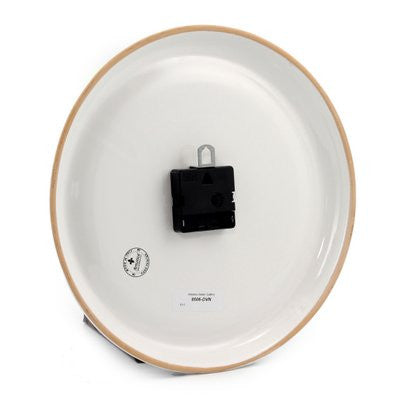 DERUTA VARIO NERO: Round Wall Clock - artisticaitalian.com