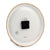 DERUTA VARIO NERO: Round Wall Clock - artisticaitalian.com