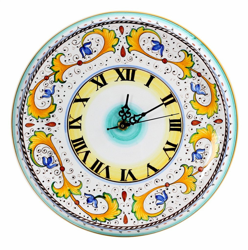 PERUGINO: Round Wall Clock - artisticaitalian.com