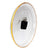 DERUTA VARIO: Round Wall Clock Dec Foglie F Nero - artisticaitalian.com