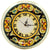 DERUTA VARIO: Round Wall Clock Dec Foglie F Nero - artisticaitalian.com