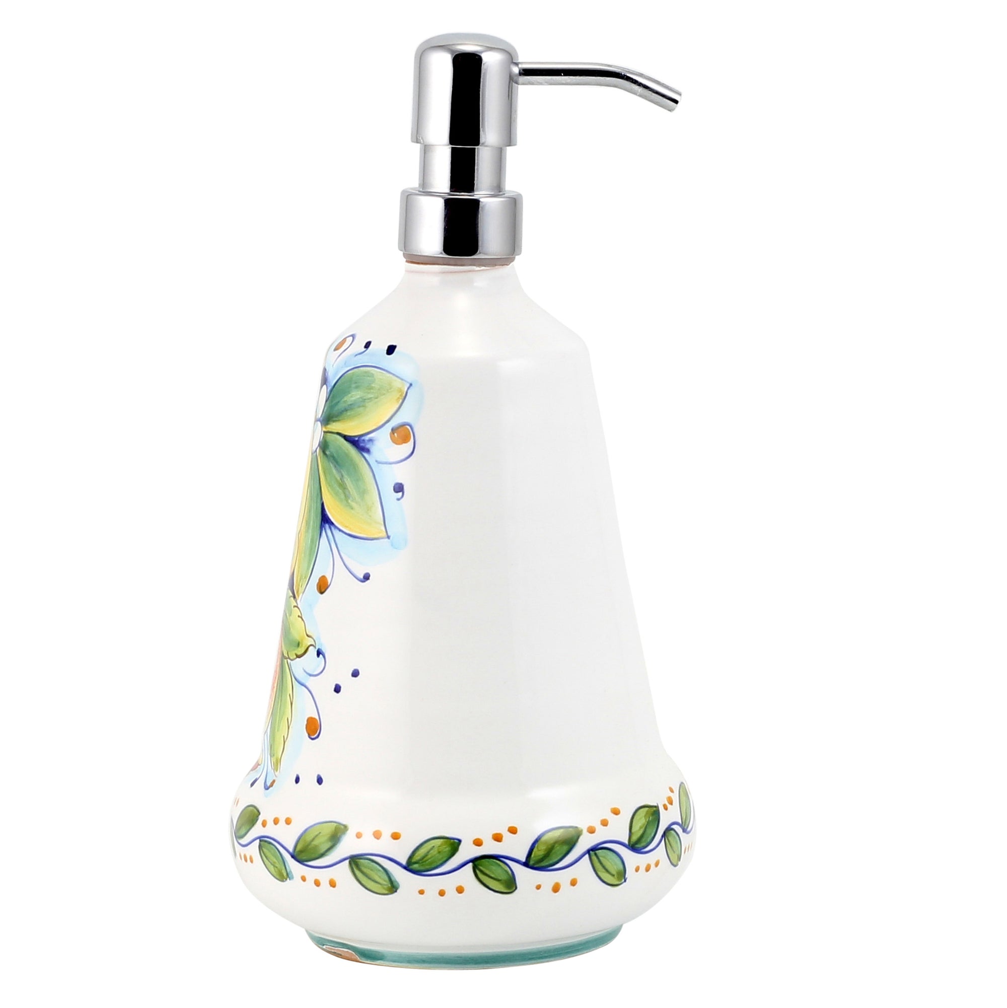 DERUTA FRUTTA: Liquid Soap/Lotion Dispenser with Chrome Pump (Large 26 OZ) - artisticaitalian.com