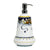 DERUTA FOGLIE: Liquid Soap/Lotion Dispenser with Chrome Pump (Large 26 OZ) - artisticaitalian.com