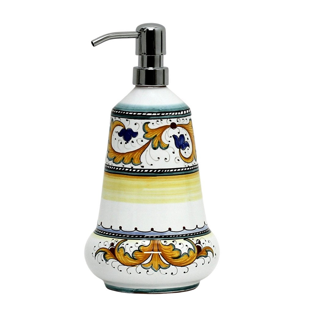 PERUGINO: Liquid Soap/Lotion Dispenser with Chrome Pump (Large 26 OZ) - artisticaitalian.com