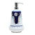 RICCO DERUTA BLUE: Liquid Soap/Lotion Dispenser with Chrome Pump (Large 26 OZ) - artisticaitalian.com