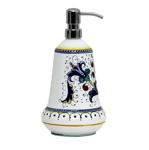 RICCO DERUTA: Liquid Soap/Lotion Dispenser with Chrome Pump (Large 26 OZ) - artisticaitalian.com