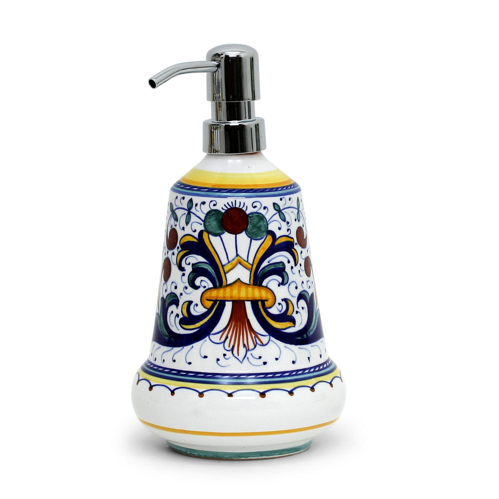 RICCO DERUTA: Liquid Soap/Lotion Dispenser with Chrome Pump (Medium 20 OZ) - artisticaitalian.com