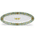 ARABESCO VERDE: Fish/Hors d'Oeuvres Oval Narrow Platter - artisticaitalian.com