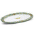 ARABESCO VERDE: Fish/Hors d'Oeuvres Oval Narrow Platter - artisticaitalian.com