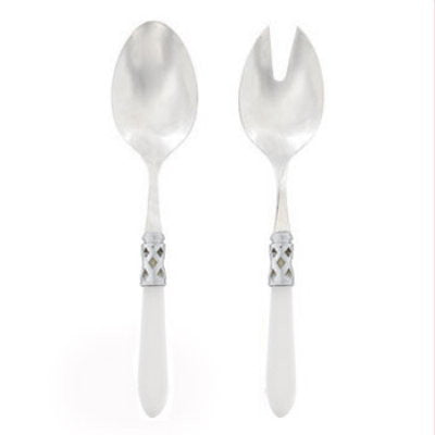 VIETRI: Aladdin Brilliant Clear Salad Servers - artisticaitalian.com