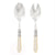 VIETRI: Aladdin Brilliant Ivory Salad Servers - artisticaitalian.com