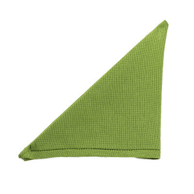 BUSATTI: Napkin Zodiaco Luncheon Size (60% Linen and 40% Cotton) GREEN - artisticaitalian.com