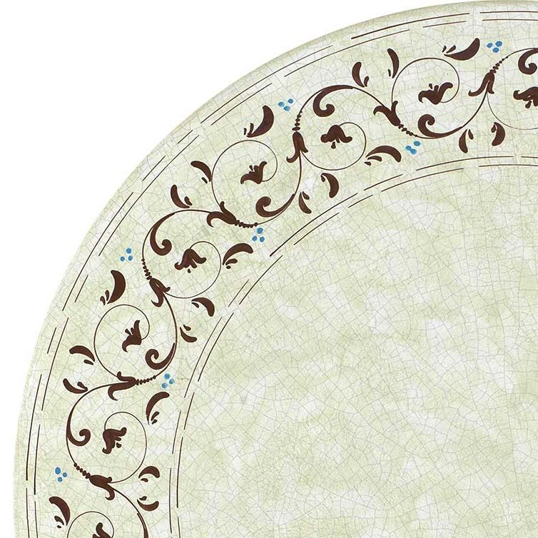 LAZY SUSAN: Ceramic-Stone Rotating Lazy Susan 24" Diam. - artisticaitalian.com